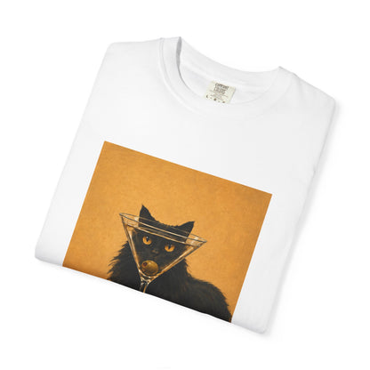 Catini Black Cat Martini T‑Shirt