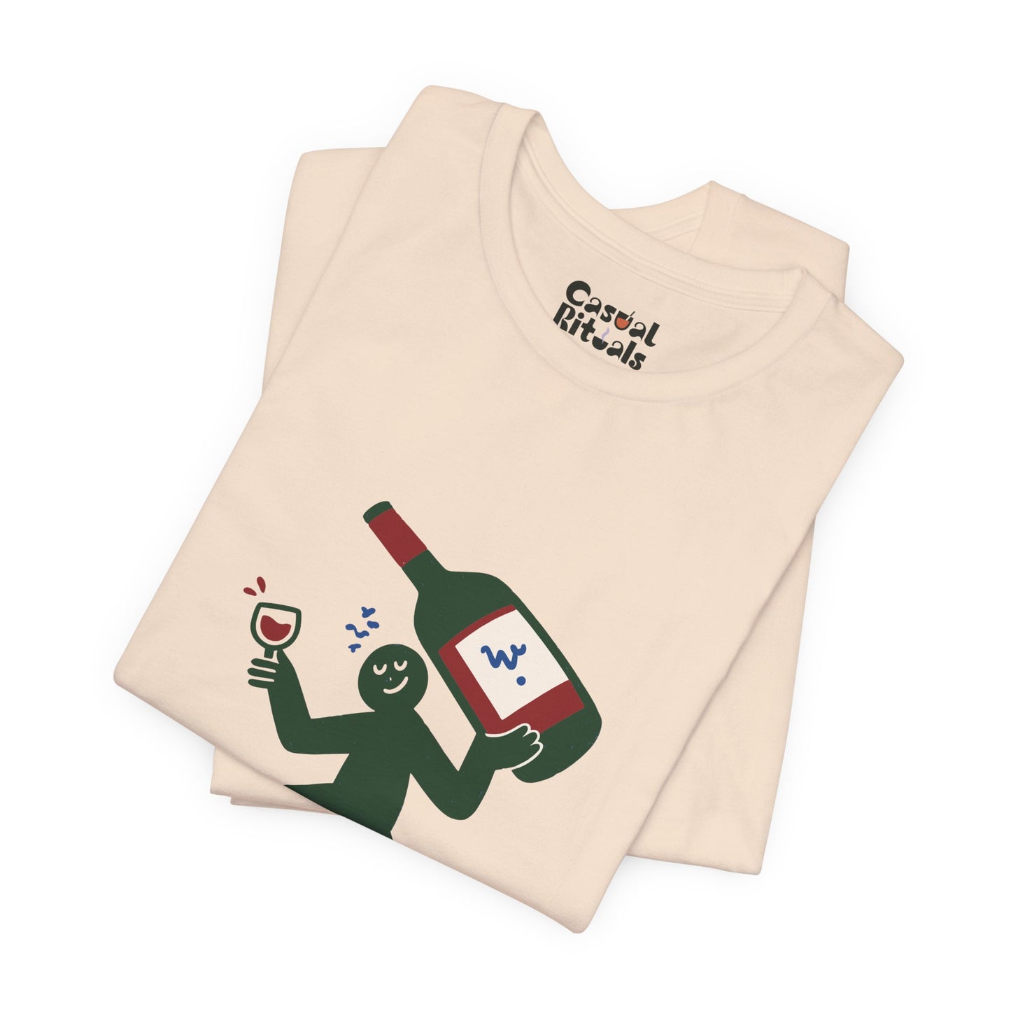 Last Round Energy Wine Graphic Tee — Funny Party T-Shirt