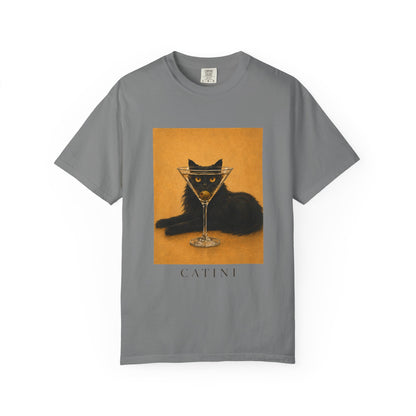 Catini Black Cat Martini T‑Shirt