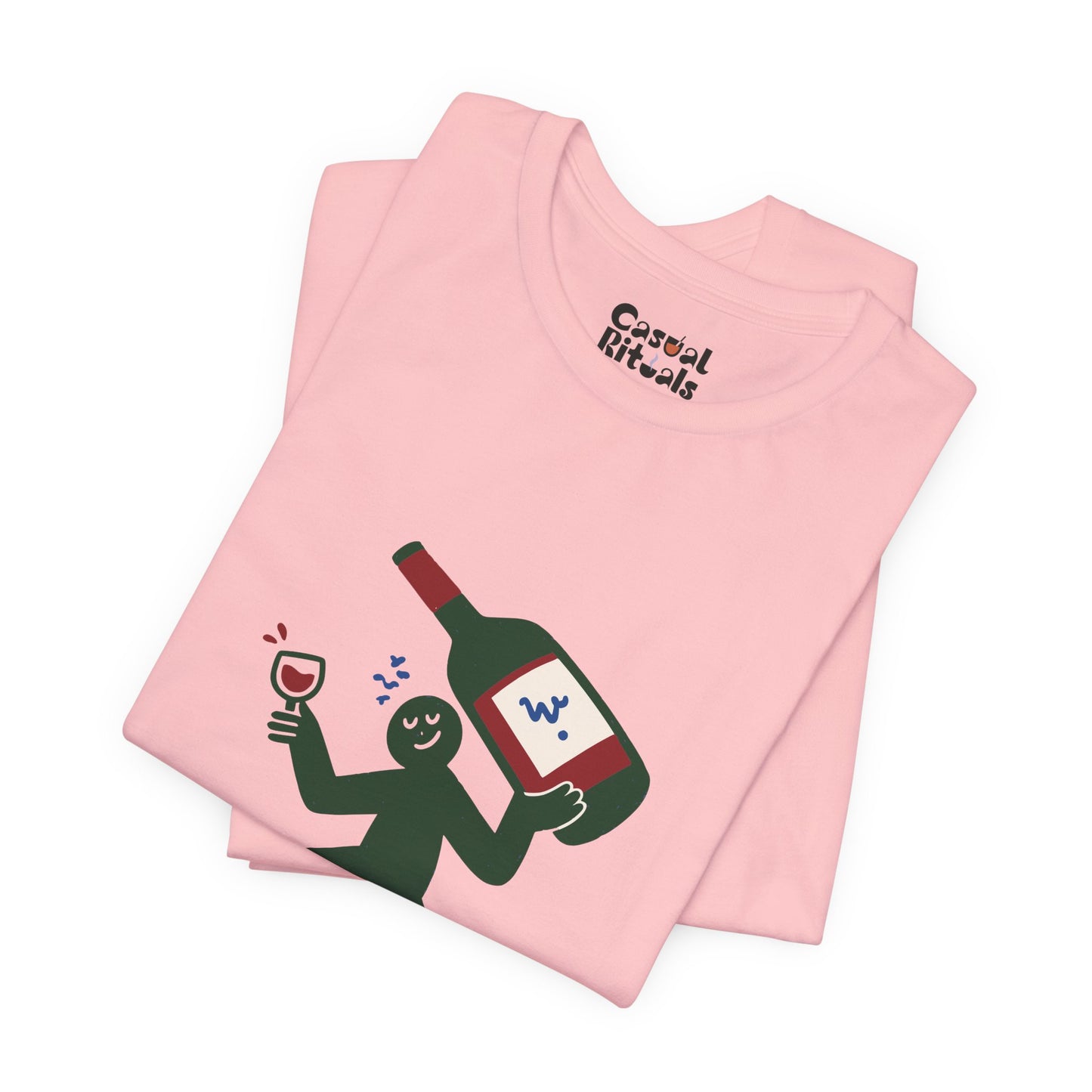 Last Round Energy Wine Graphic Tee — Funny Party T-Shirt