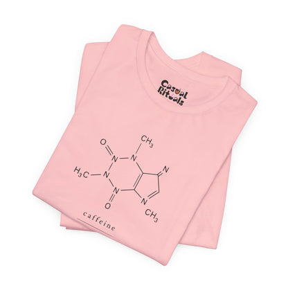 Caffeine Molecule T‑Shirt — “It’s OK to Have a Third Coffee” Graphic Tee