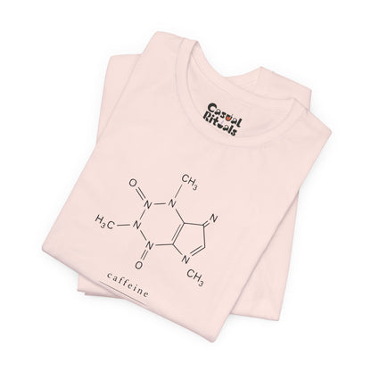 Caffeine Molecule T‑Shirt — “It’s OK to Have a Third Coffee” Graphic Tee