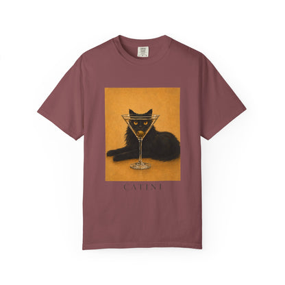 Catini Black Cat Martini T‑Shirt