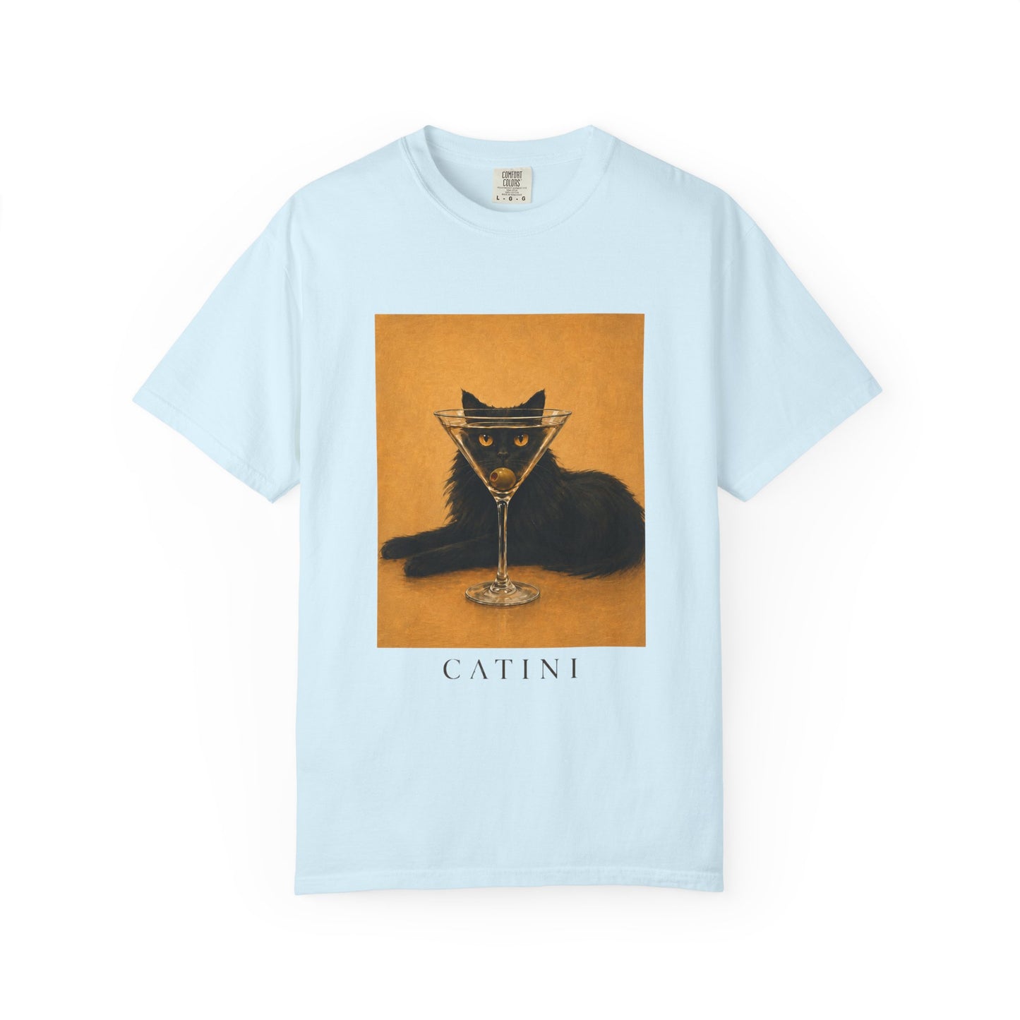Catini Black Cat Martini T‑Shirt