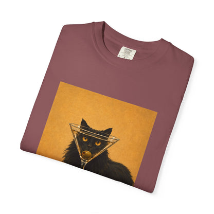 Catini Black Cat Martini T‑Shirt