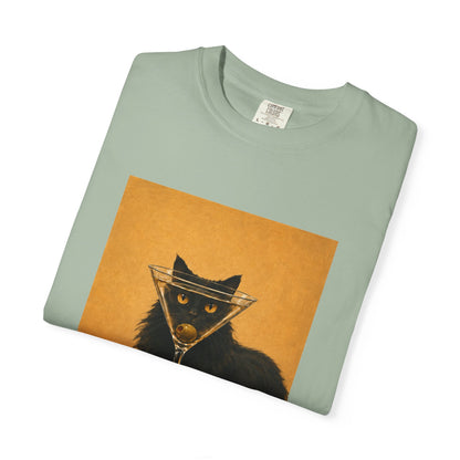 Catini Black Cat Martini T‑Shirt
