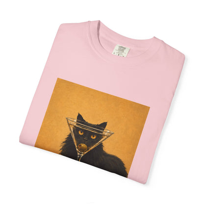 Catini Black Cat Martini T‑Shirt