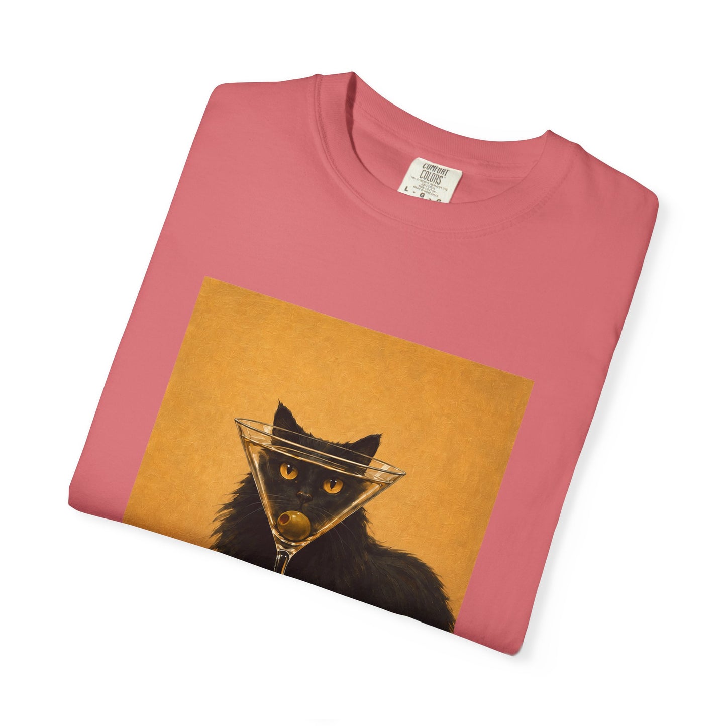 Catini Black Cat Martini T‑Shirt