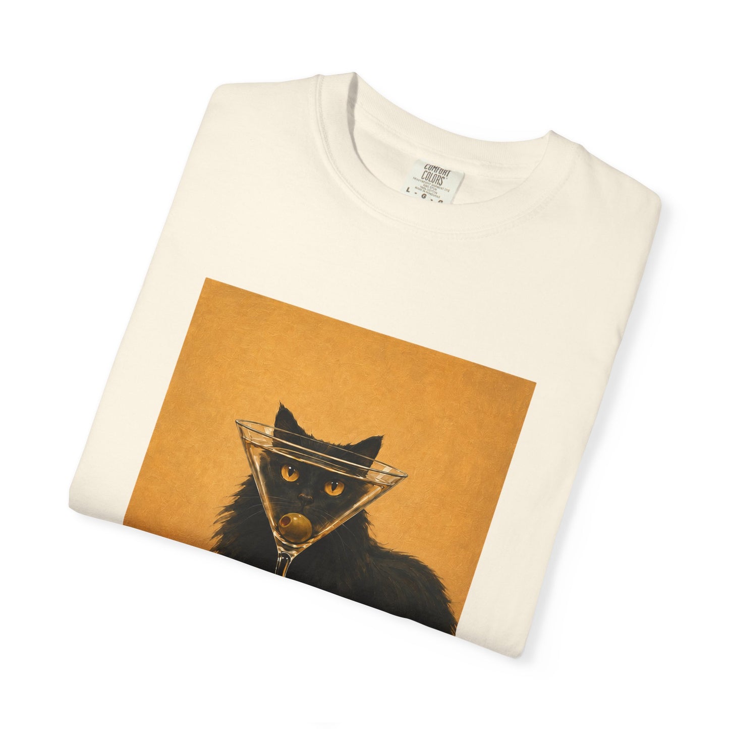 Catini Black Cat Martini T‑Shirt