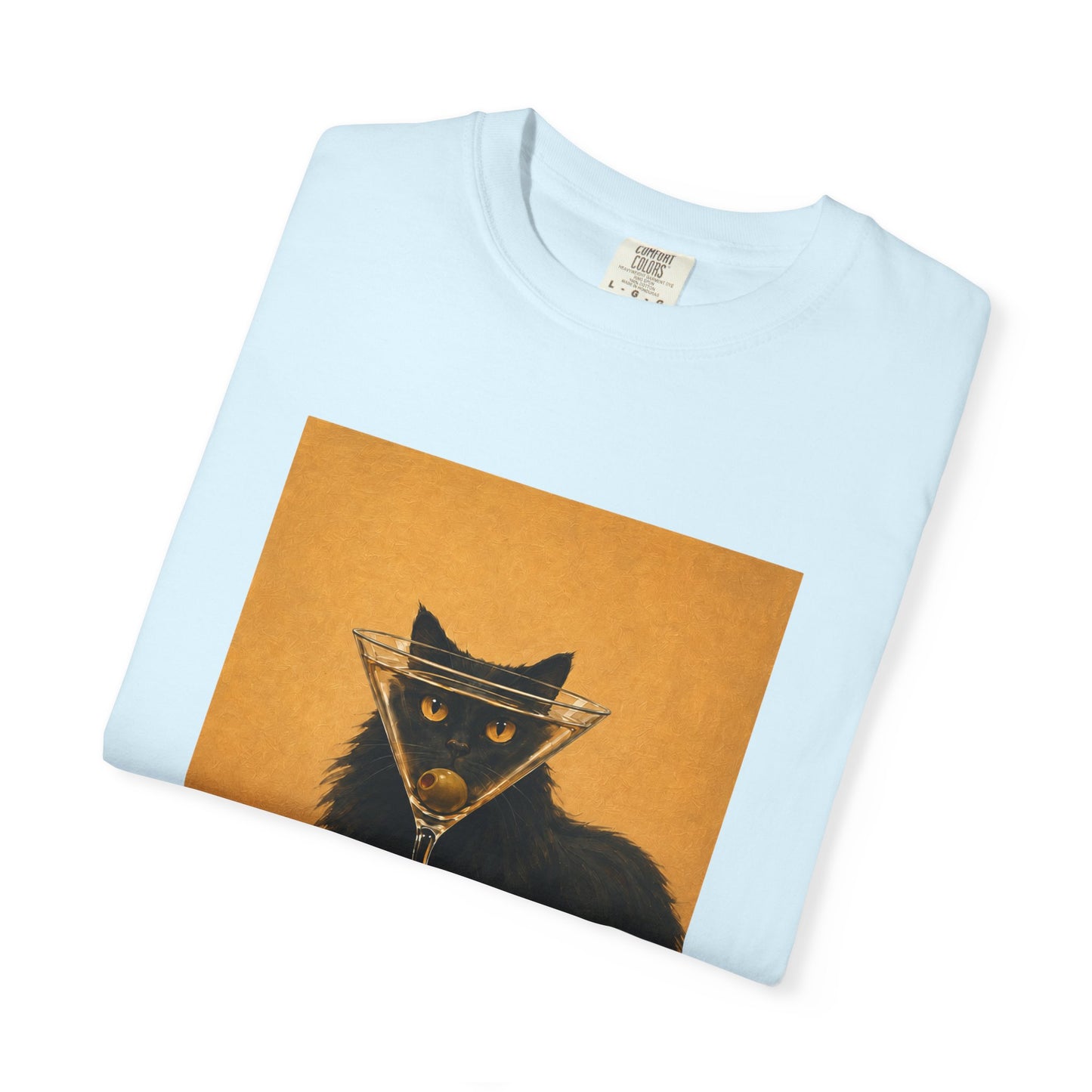 Catini Black Cat Martini T‑Shirt