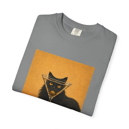 Catini Black Cat Martini T‑Shirt