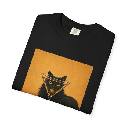 Catini Black Cat Martini T‑Shirt