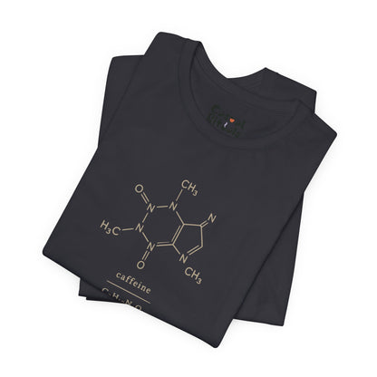 Caffeine Molecule T‑Shirt — “It’s OK to Have a Third Coffee” Graphic Tee