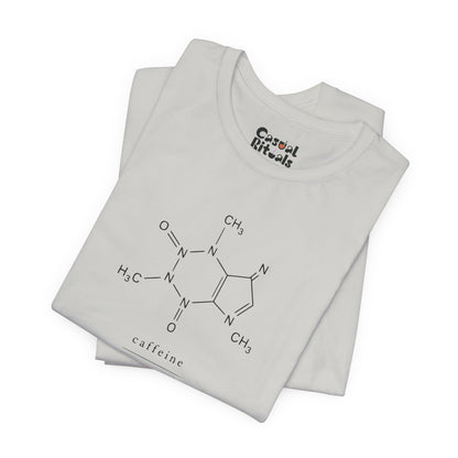 Caffeine Molecule T‑Shirt — “It’s OK to Have a Third Coffee” Graphic Tee