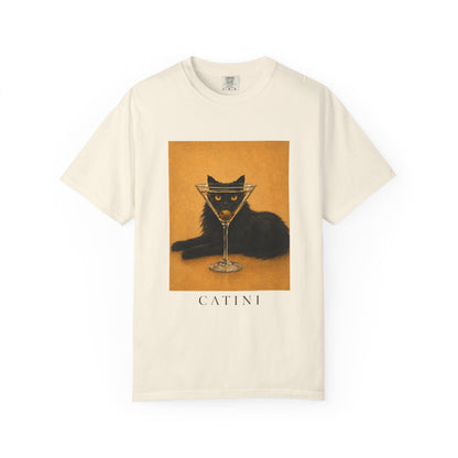 Catini Black Cat Martini T‑Shirt